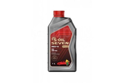 Масло моторное 5W40 S-OIL 7 RED #9 SN синт., 1л