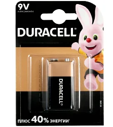 Батарейка Крона 6LR61 Duracell BL*1 Фото 1