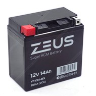 Аккумулятор ZEUS SUPER AGM 14 Ач п.п. (YTX14-BS)