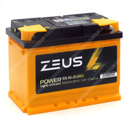 Аккумулятор ZEUS POWER 55 Ач о.п.