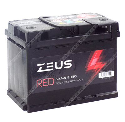Аккумулятор ZEUS RED 60 Ач о.п.