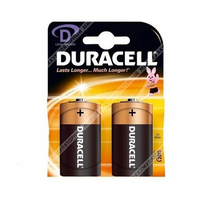 Батарейка Duracell LR20 1.5V BL*2