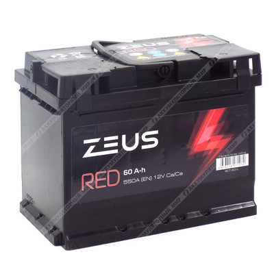 Аккумулятор ZEUS RED 60 Ач п.п.