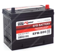 Аккумулятор RDrive OEM EFB-S95 Asia 75 Ач о.п. (28800-36110)