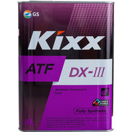 Масло трансмиссионное ATF DX-III Kixx для автоматических трансмиссий 4л