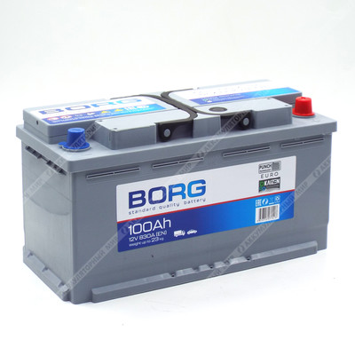 Аккумулятор BORG Standard 100 Ач о.п.