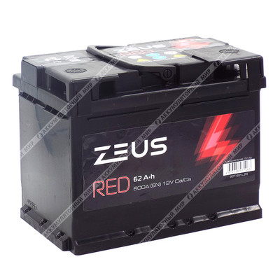 Аккумулятор ZEUS RED 62 Ач п.п.