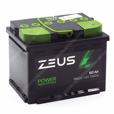 Аккумулятор ZEUS POWER 60 Ач о.п.