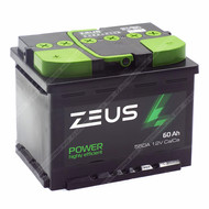 Аккумулятор ZEUS POWER 60 Ач п.п.