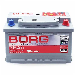 Аккумулятор BORG Premium LB 75 Ач о.п. Фото 1