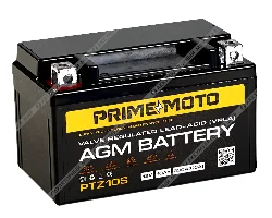 Аккумулятор PRIME MOTO AGM PTZ10S 10 Ач п.п. Фото 1