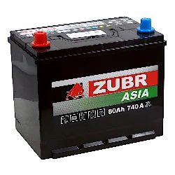 Аккумулятор ZUBR Premium ASIA 80 Ач п.п. Фото 1