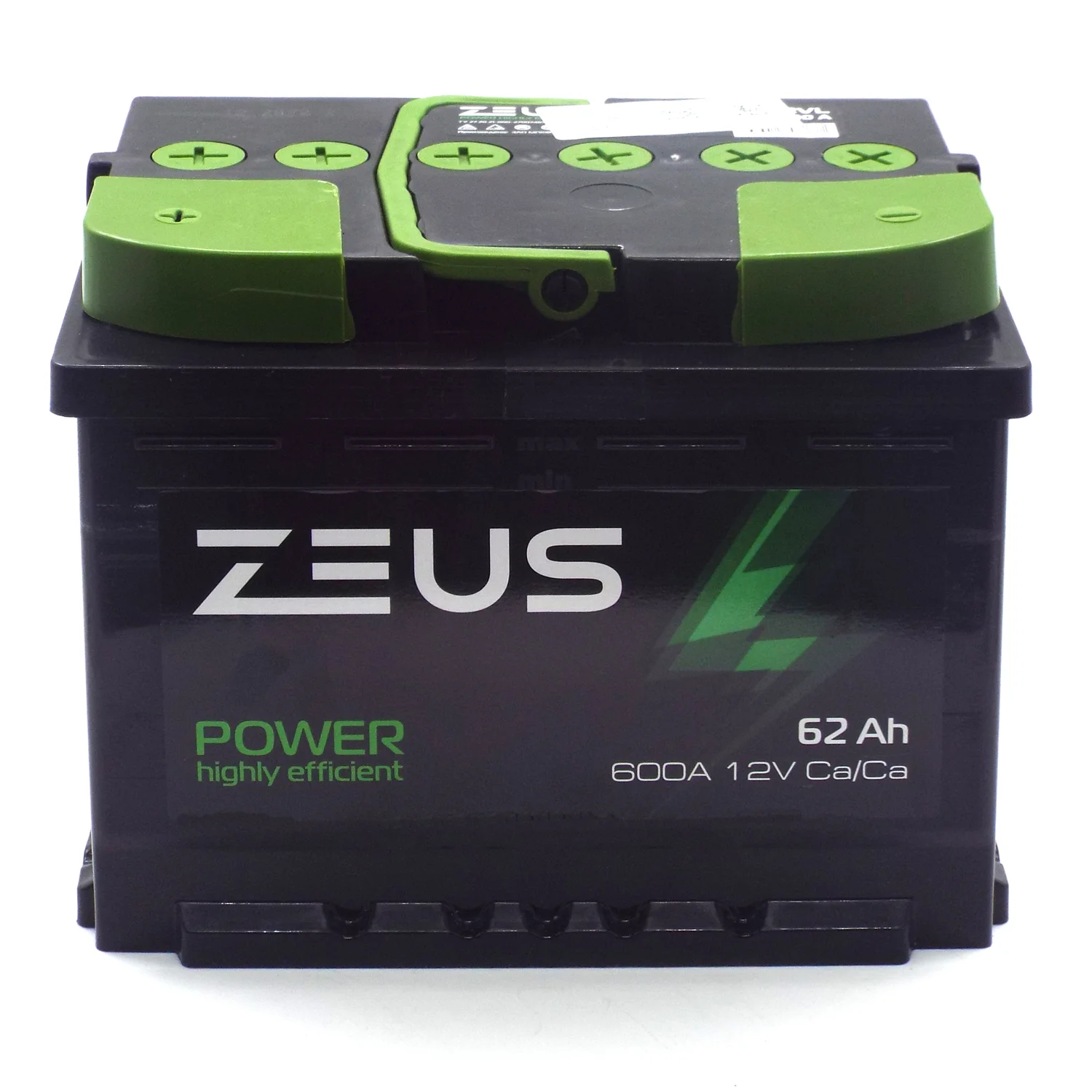 Аккумулятор ZEUS POWER 62 Ач п.п. Фото 1