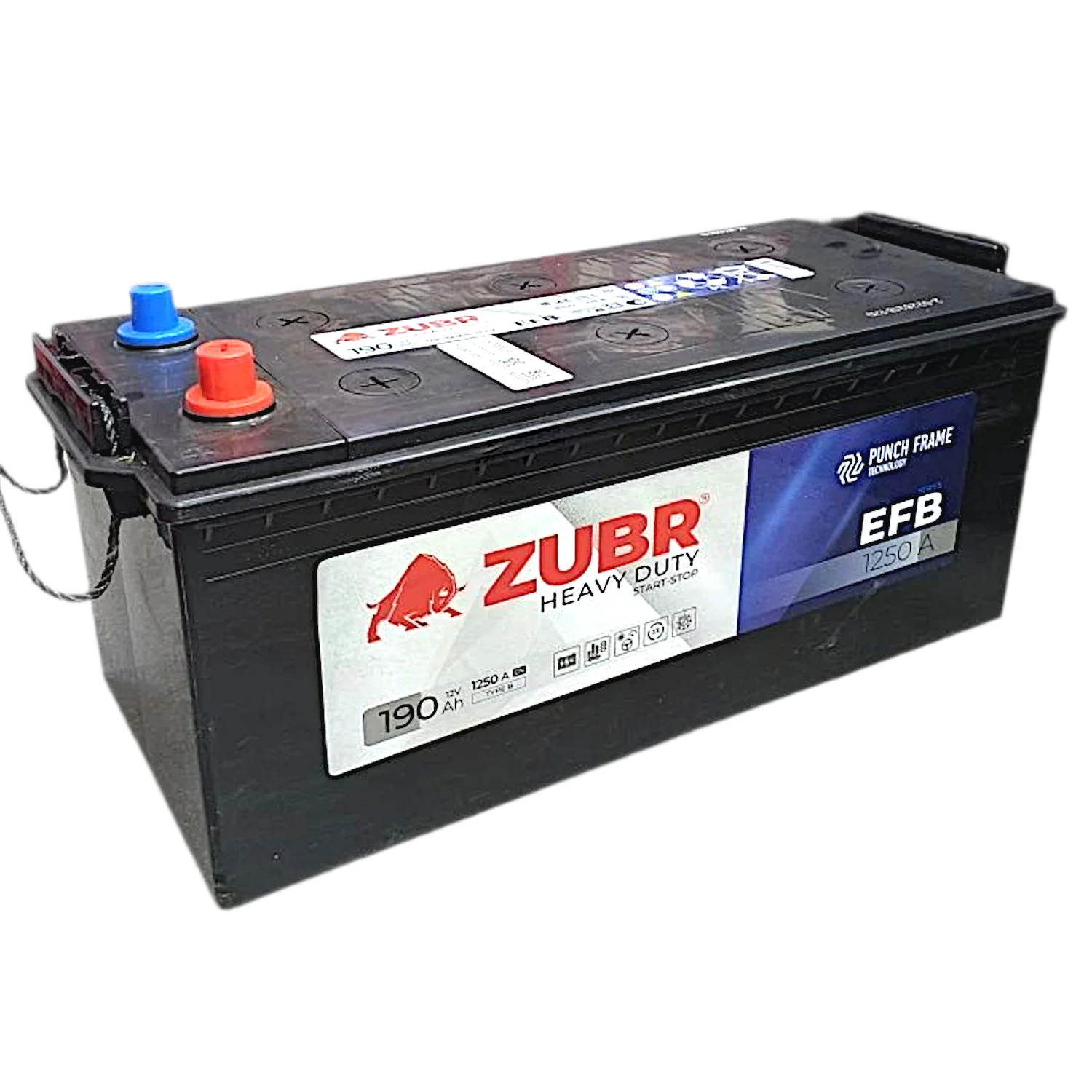 Аккумулятор ZUBR Professional EFB 190 Ач п.п.