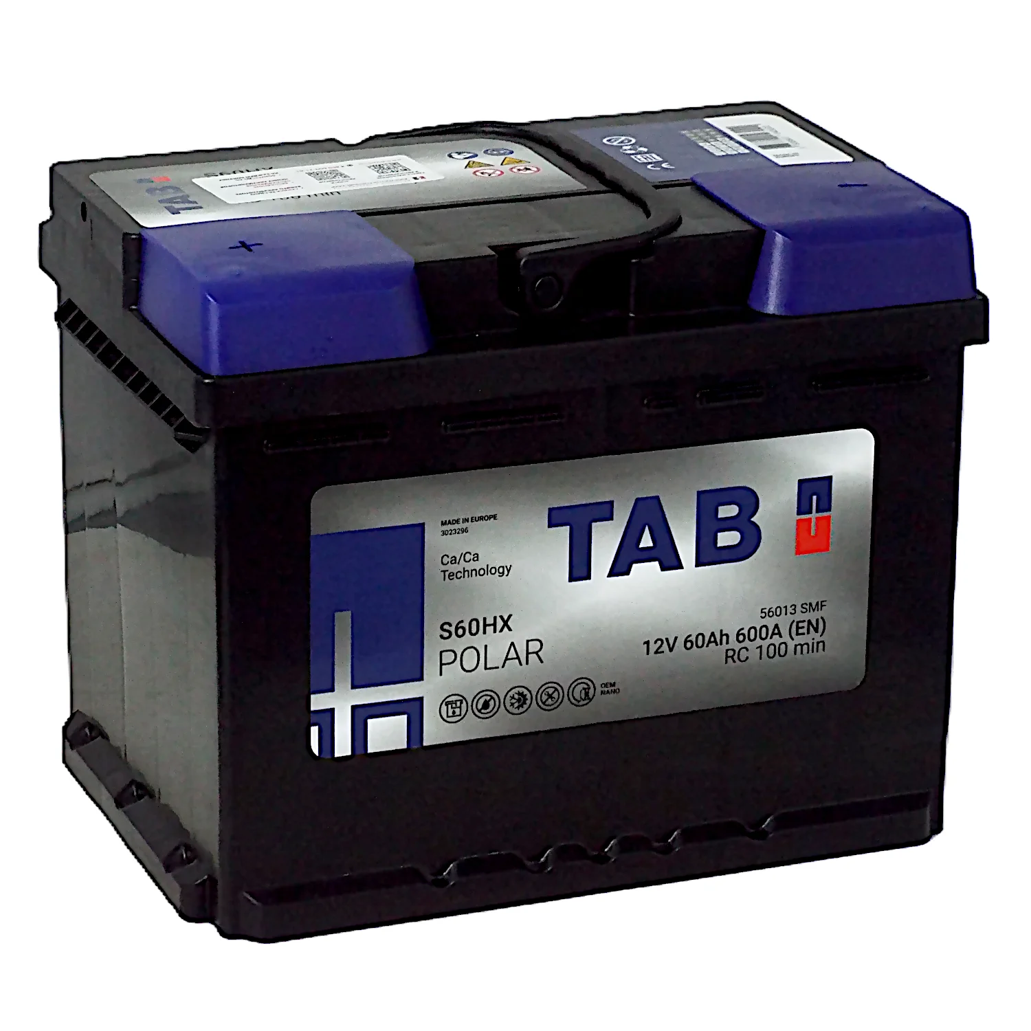 Аккумулятор TAB Роlar SMF S60HX 60 Ач п.п.