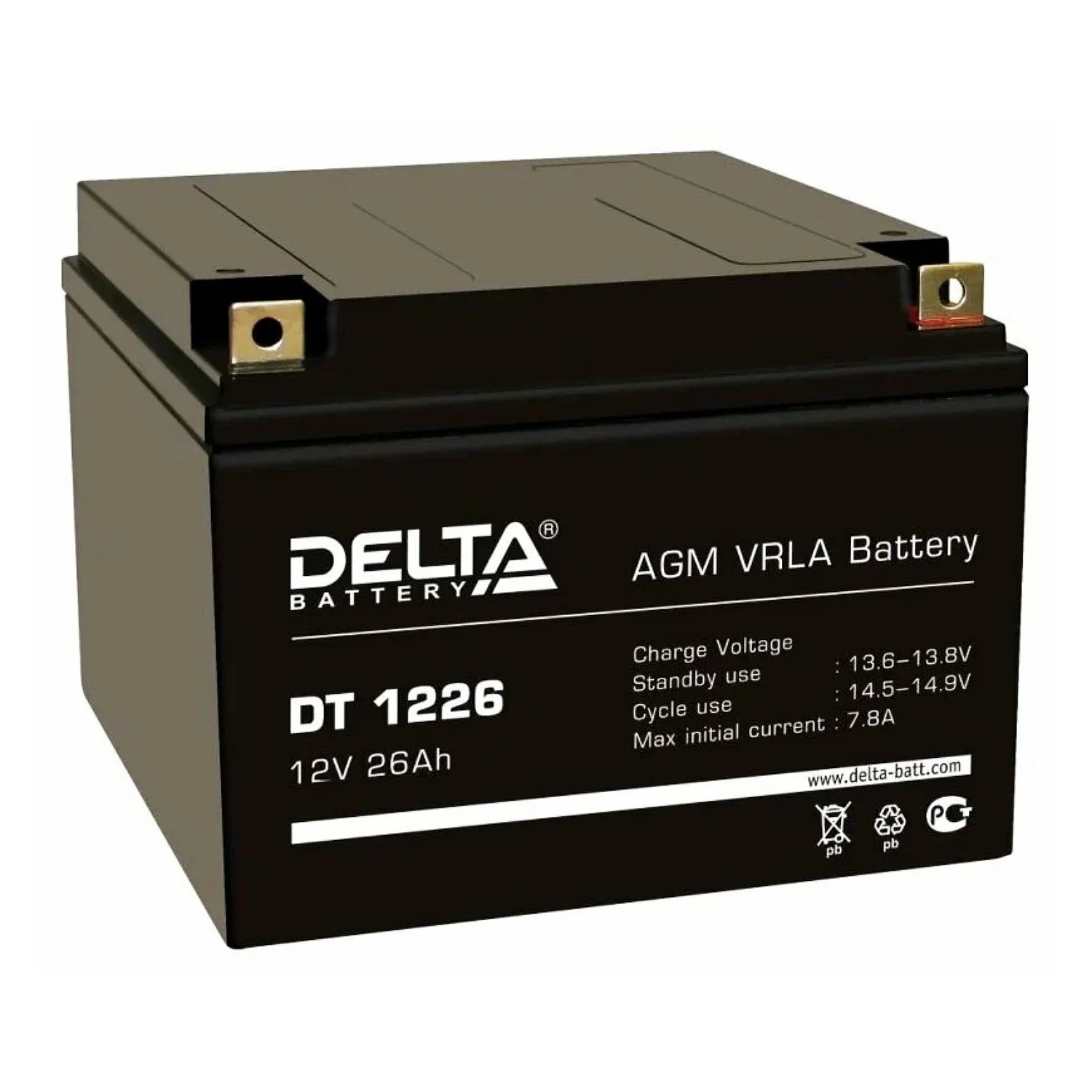 Аккумулятор Delta DT 1226 (для слаботочных систем)