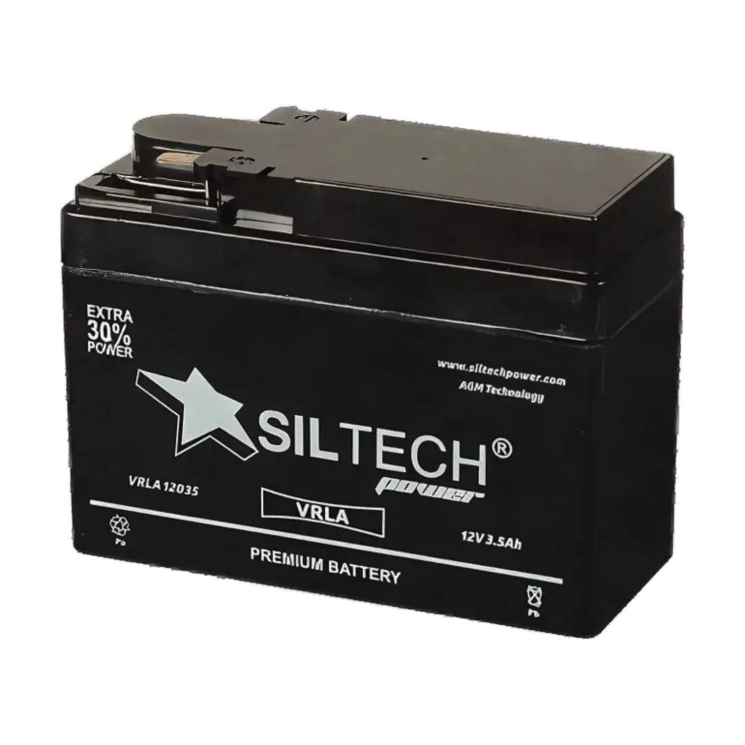 Аккумулятор SILTECH мото 3.5 Ач о.п. (YTR4A-BS) VRLA 12035 РАСПРОДАЖА