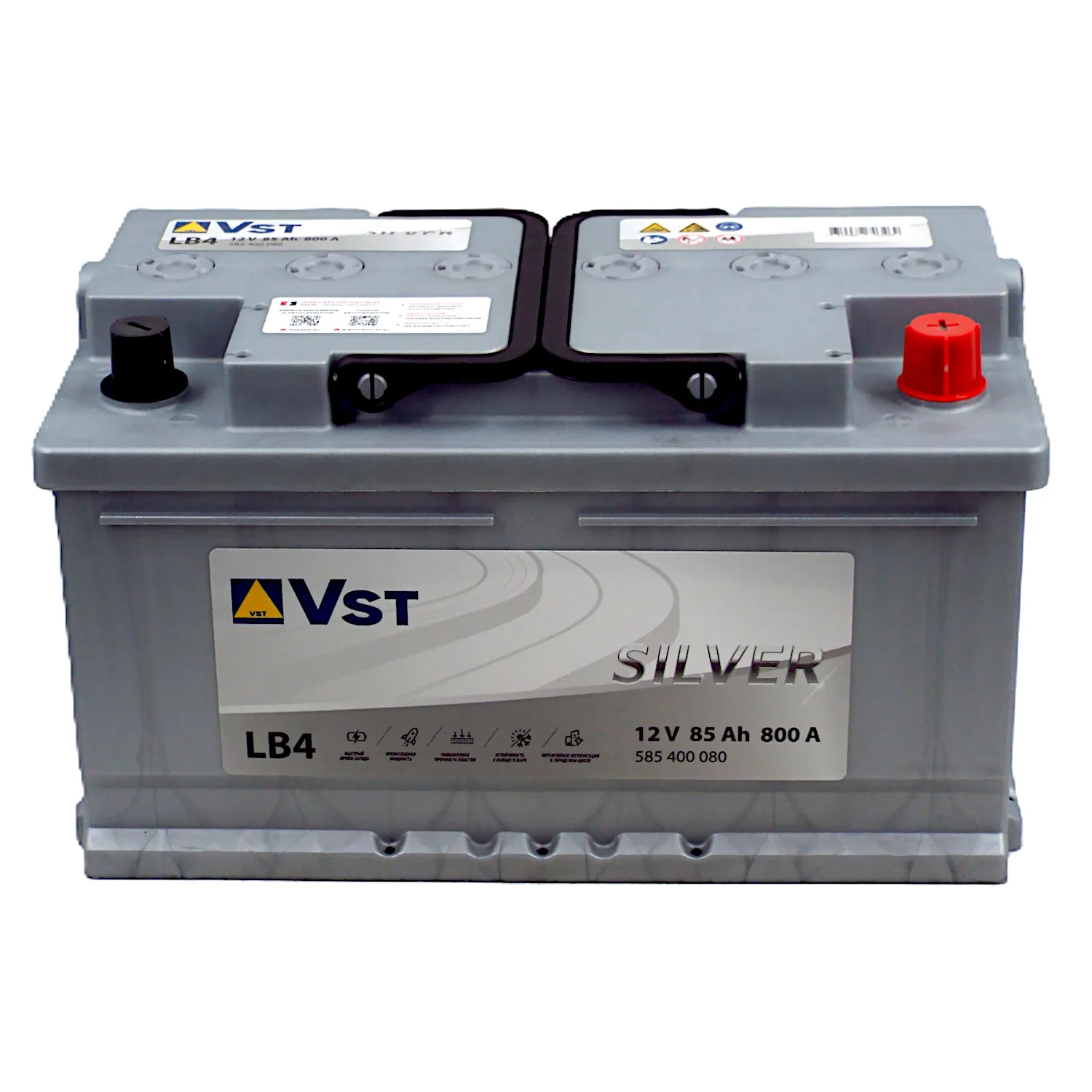 Аккумулятор VST Silver LB4 85 Ач о.п. Фото 1