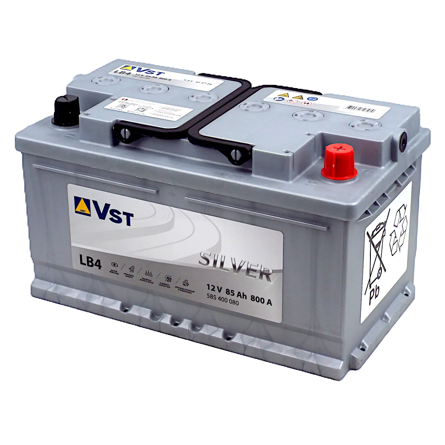 Аккумулятор VST Silver LB4 85 Ач о.п. Фото 1