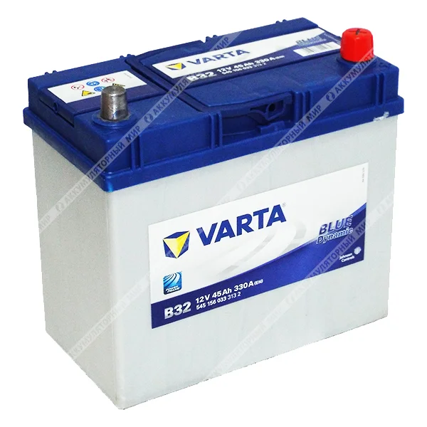Аккумулятор VARTA Blue Dynamic Asia B32 45 Ач о.п.тол.кл.
