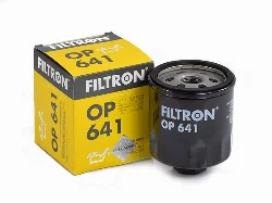 Фильтр масляный FILTRON OP641 (W712/52, GB-1043, LC-1011, SM836) SKODA / VW Фото 1