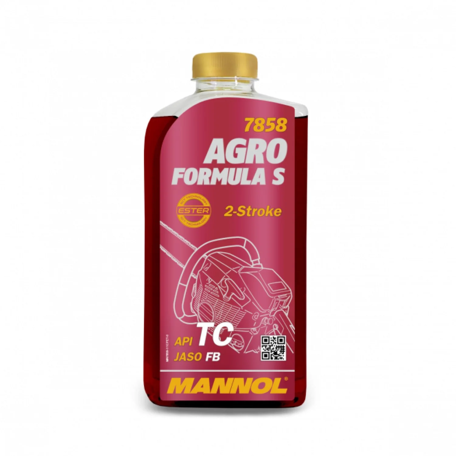 Масло моторное MANNOL Agro Formula S 2T, 1л Фото 1