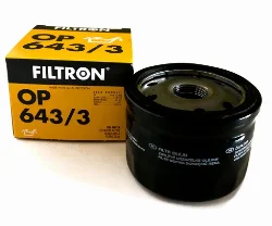 Фильтр масляный FILTRON OP643/3 (W75/3, GB-1179, LC-1400, SM142) RENAULT Фото 1