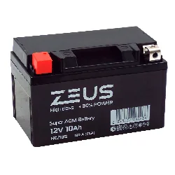 Аккумулятор ZEUS HIGH CLASS AGM 10 Ач п.п. (HCZ10S) Фото 1