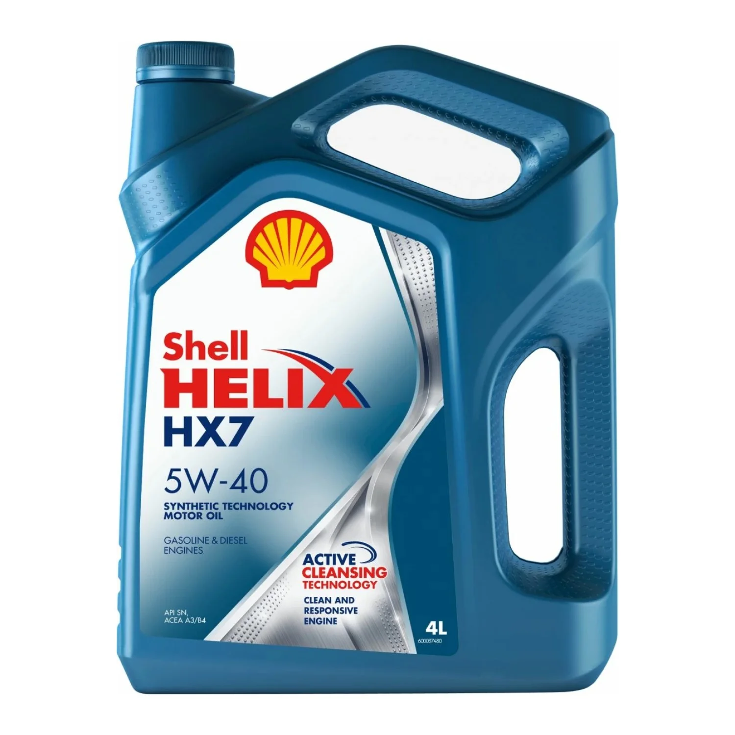Масло моторное SHELL Helix HX7 5W-40, 4л