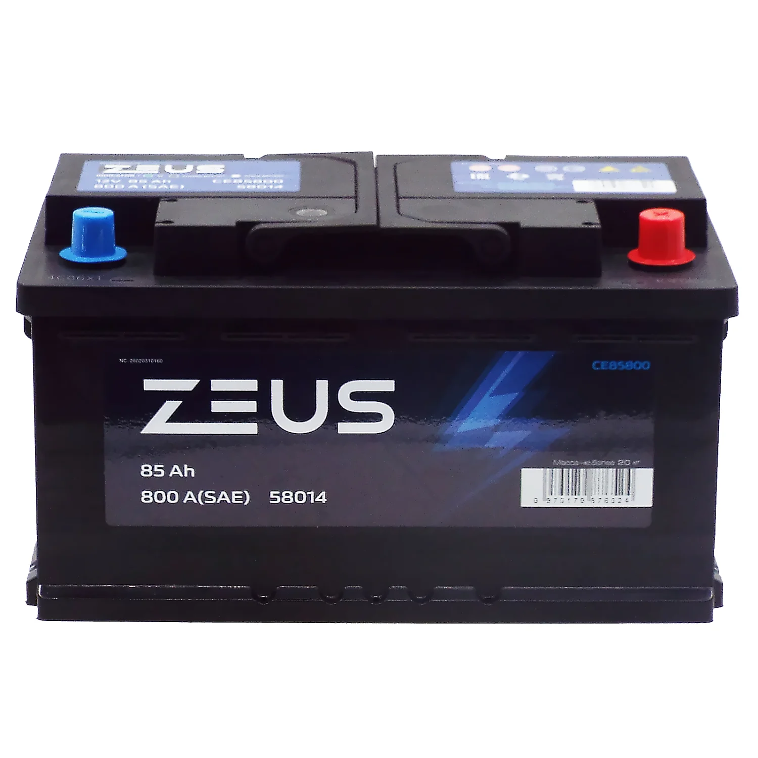 Аккумулятор ZEUS LB 85 Ач о.п. Фото 1