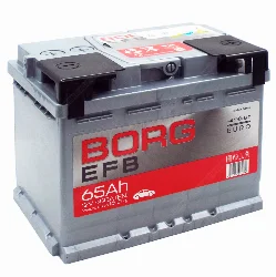 Аккумулятор BORG EFB 65 Ач о.п. Уценка! Фото 1