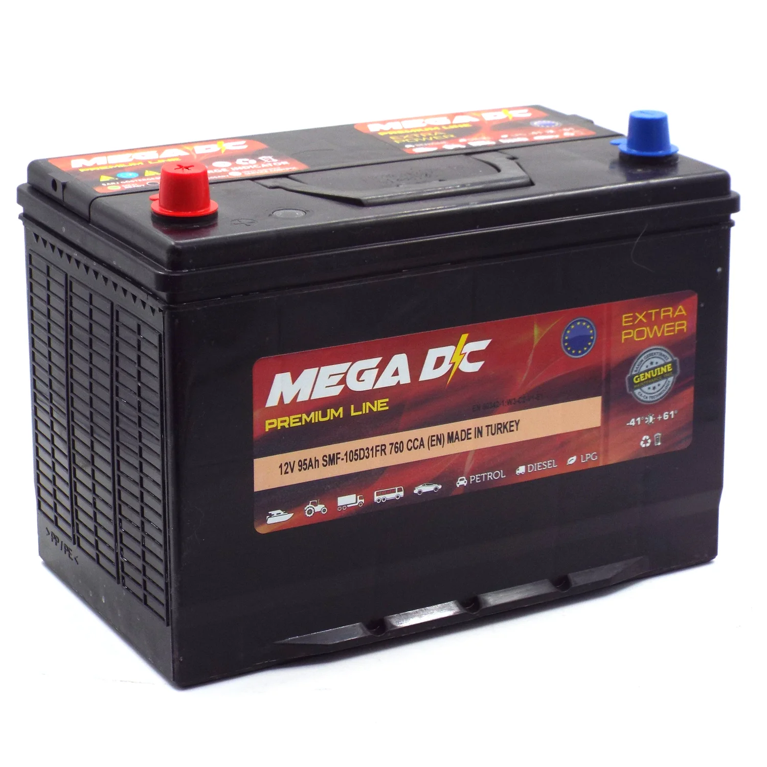 Аккумулятор MEGA DC Asia 95 Ач п.п.