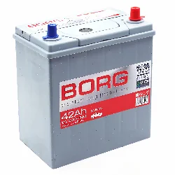 Аккумулятор BORG Premium Asia 50B19L 42 Ач о.п. Фото 1