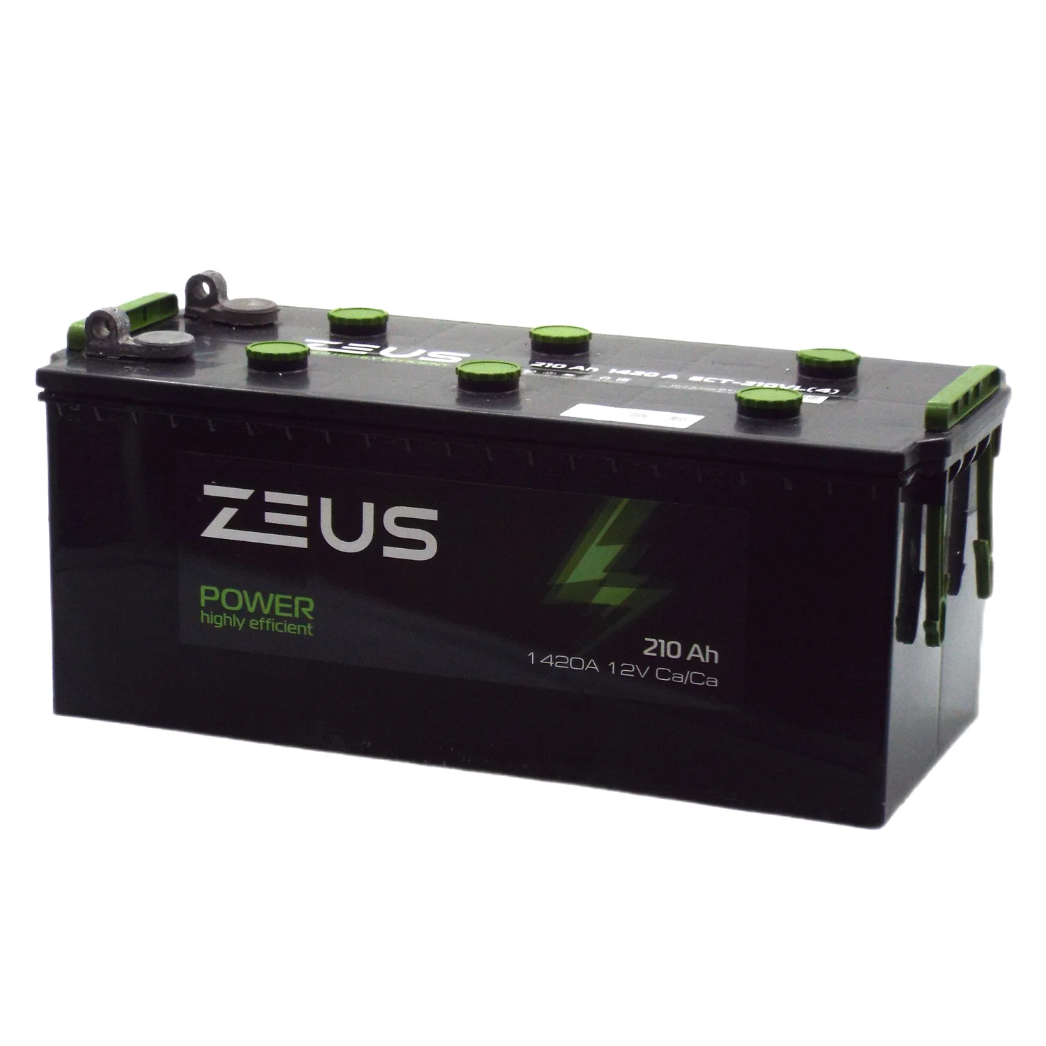 Аккумулятор ZEUS POWER 210 Ач п.п. клеммы под болт Фото 1