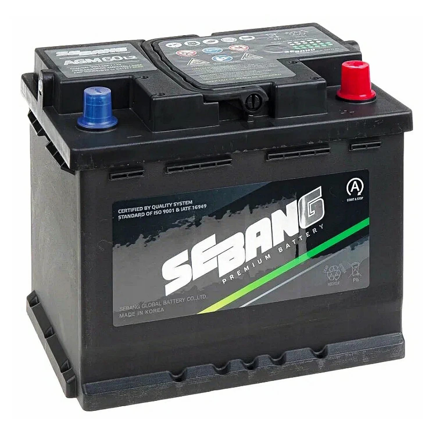 Аккумулятор SEBANG AGM 60 Ач о.п. РАСПРОДАЖА