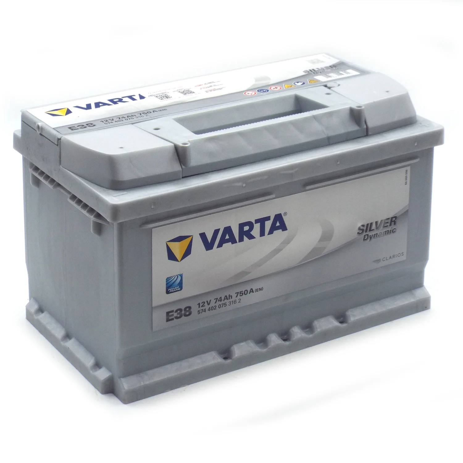 Аккумулятор VARTA Silver Dynamic E38 74 Ач о.п.