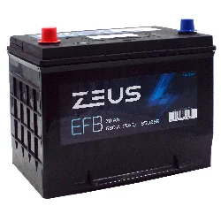 Аккумулятор ZEUS EFB Asia 85D26R 70 Ач п.п. УЦЕНКА Фото 1