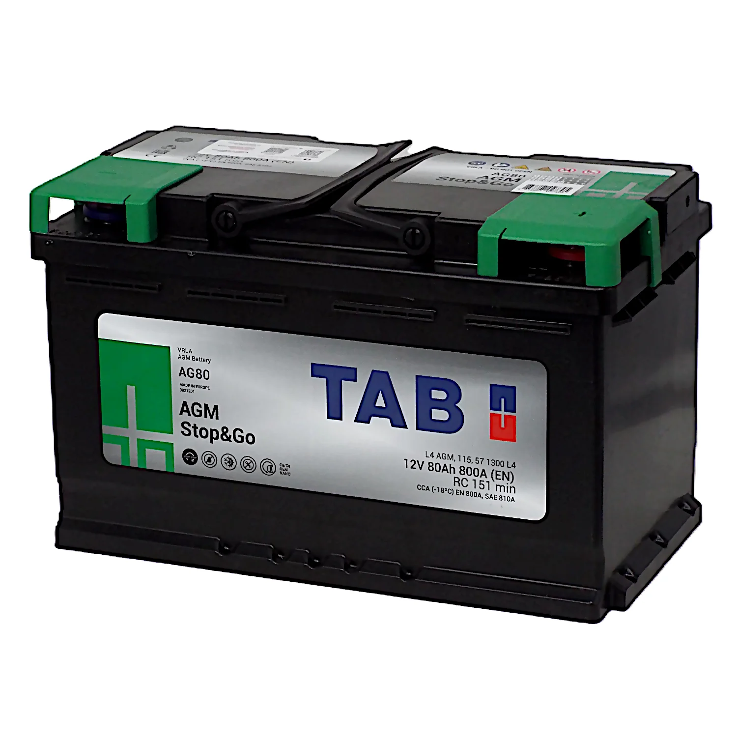 Аккумулятор TAB AGM 80 Ач о.п. Фото 1