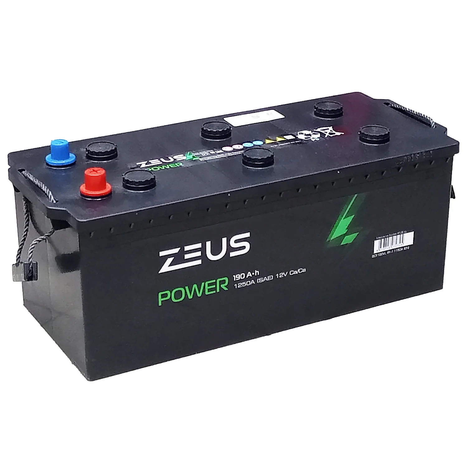 Аккумулятор ZEUS POWER 190 Ач прям.полярн.