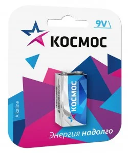 Батарейка Космос 6LR61 9V BL*1 Крона