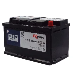 Аккумулятор RDrive OEM AGM 80 Ач о.п. (A 000 982 21 08) Фото 1