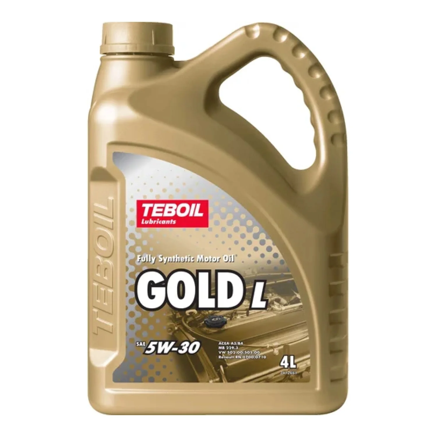 Масло моторное TEBOIL Gold L 5W-30, 4л Фото 1