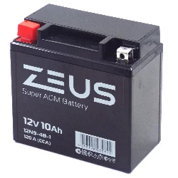 Аккумулятор ZEUS SUPER AGM 10 Ач п.п. (12N9-4B-1) Фото 1