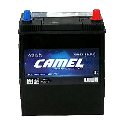 Аккумулятор CAMEL Asia 45B19L 42 Ач о.п. Фото 1