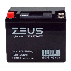 Аккумулятор ZEUS HIGH CLASS AGM 20 Ач п.п. (HCZ20H) Фото 1