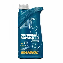 Масло моторное MANNOL Outboard Universal 2Т, 1л Фото 1