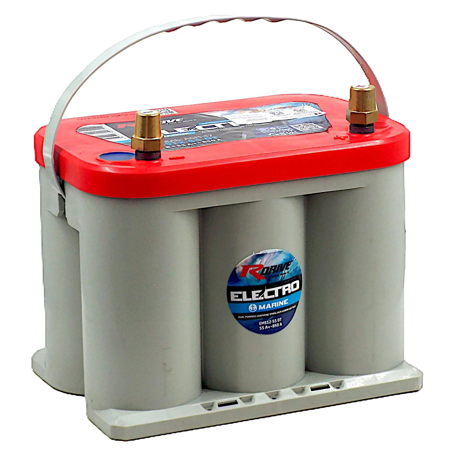 Аккумулятор RDrive ELECTRO Marine SPIRAL AGM 55 Ач (EMS12-55 DT)