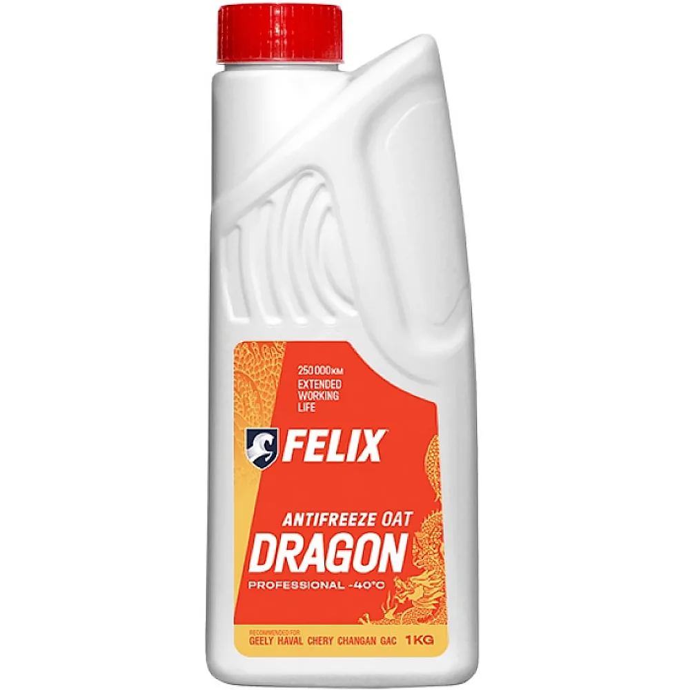 Антифриз FELIX Dragon G11 красный, 1кг