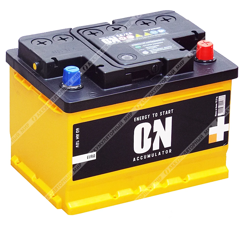 Аккумулятор ON Energy LB 60 Ач о.п. (590А) Фото 1