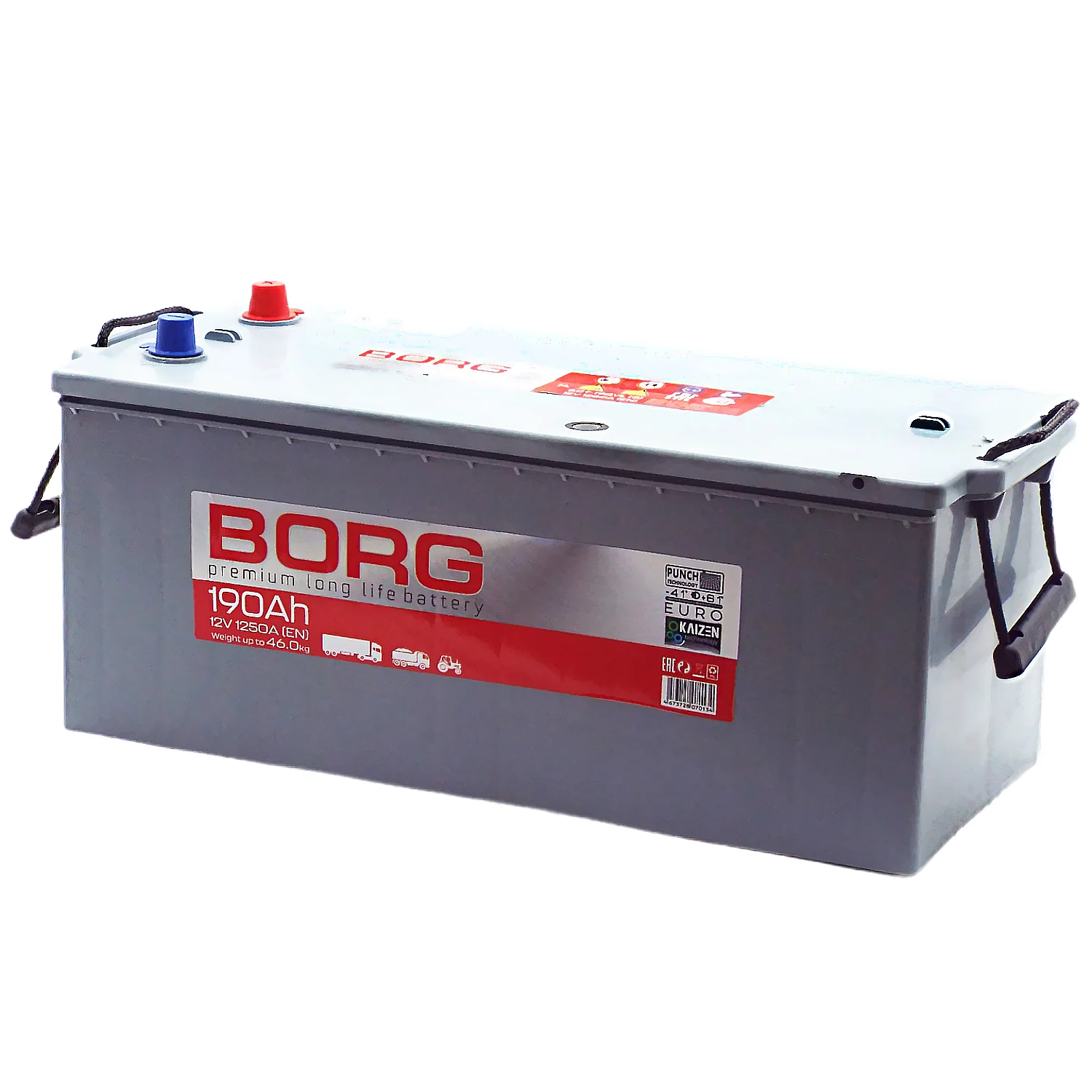 Аккумулятор BORG Premium TRUCK 190 Ач о.п. Фото 1